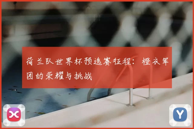 荷兰队世界杯预选赛征程：橙衣军团的荣耀与挑战