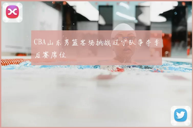 CBA山东男篮客场挑战辽宁队争夺季后赛席位