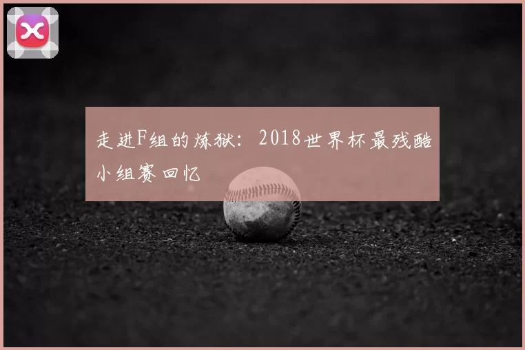 走进F组的炼狱:2018世界杯最残酷小组赛回忆