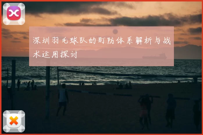 深圳羽毛球队的盯防体系解析与战术运用探讨